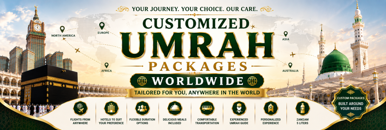 Customized Umrah Packages Worldwide