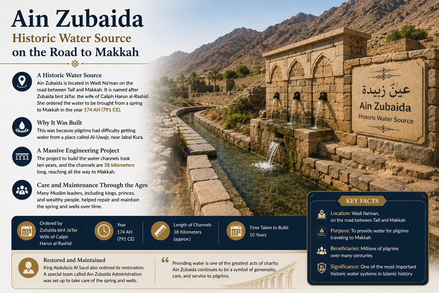 Ain Zubaida – Historic Water Source on the Road to Makkah