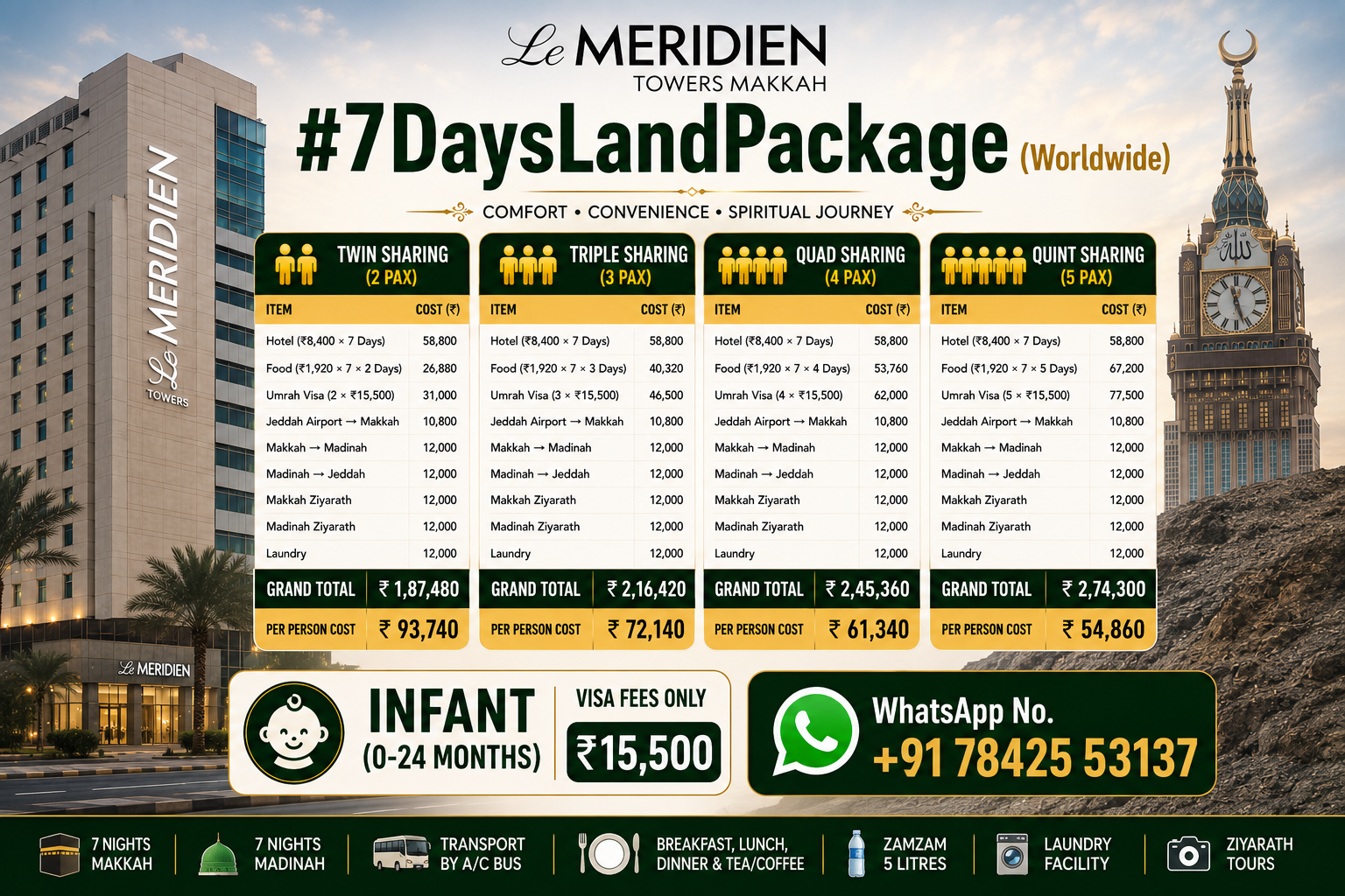 7 Days Umrah Package
